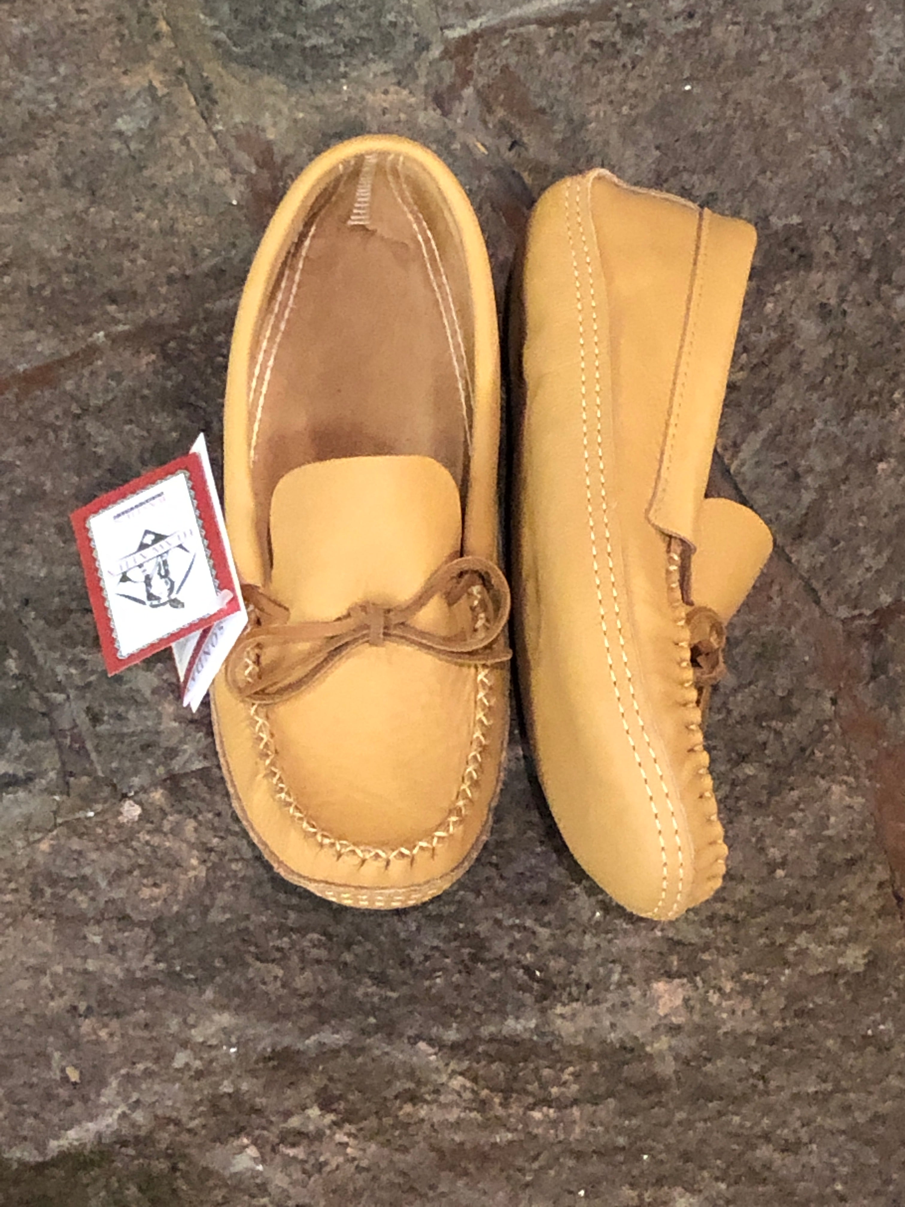 Double sole hot sale moosehide moccasins