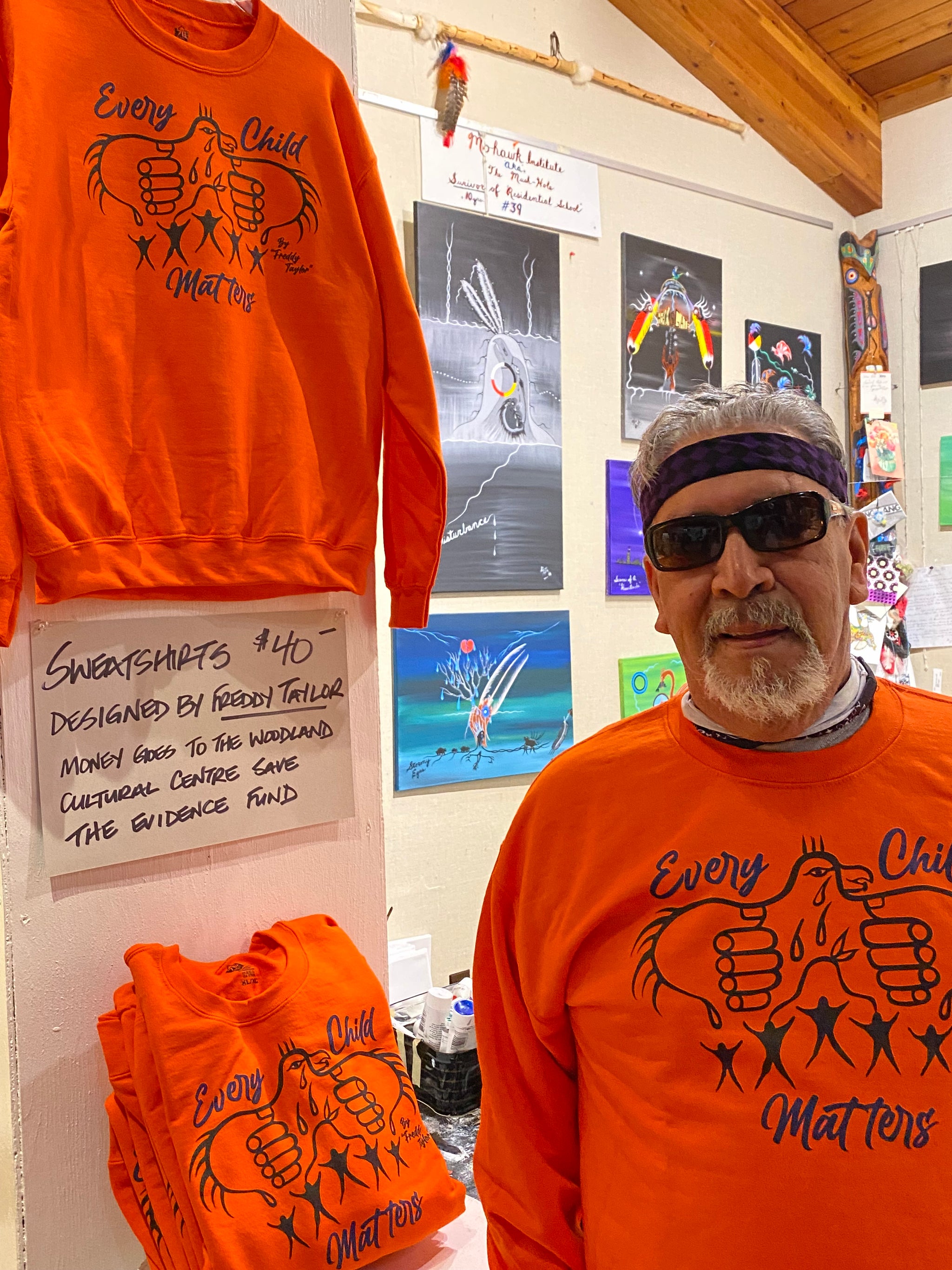 Orange Shirt ‘Every Child Matters’ by Freddy Taylor – Whetung Ojibwa Centre